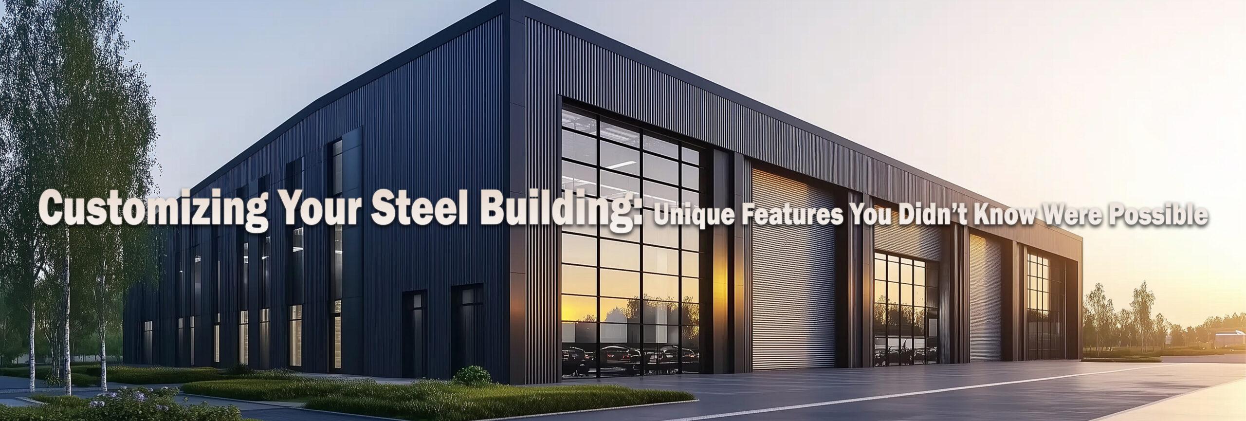 Customizing Your Steel Building: Unique Features Explained